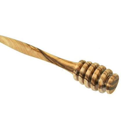 Olive wood honey dipper 14 cm 