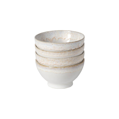 Latte Bowls - 4er Set -Grespresso- weiß - 15x8 cm