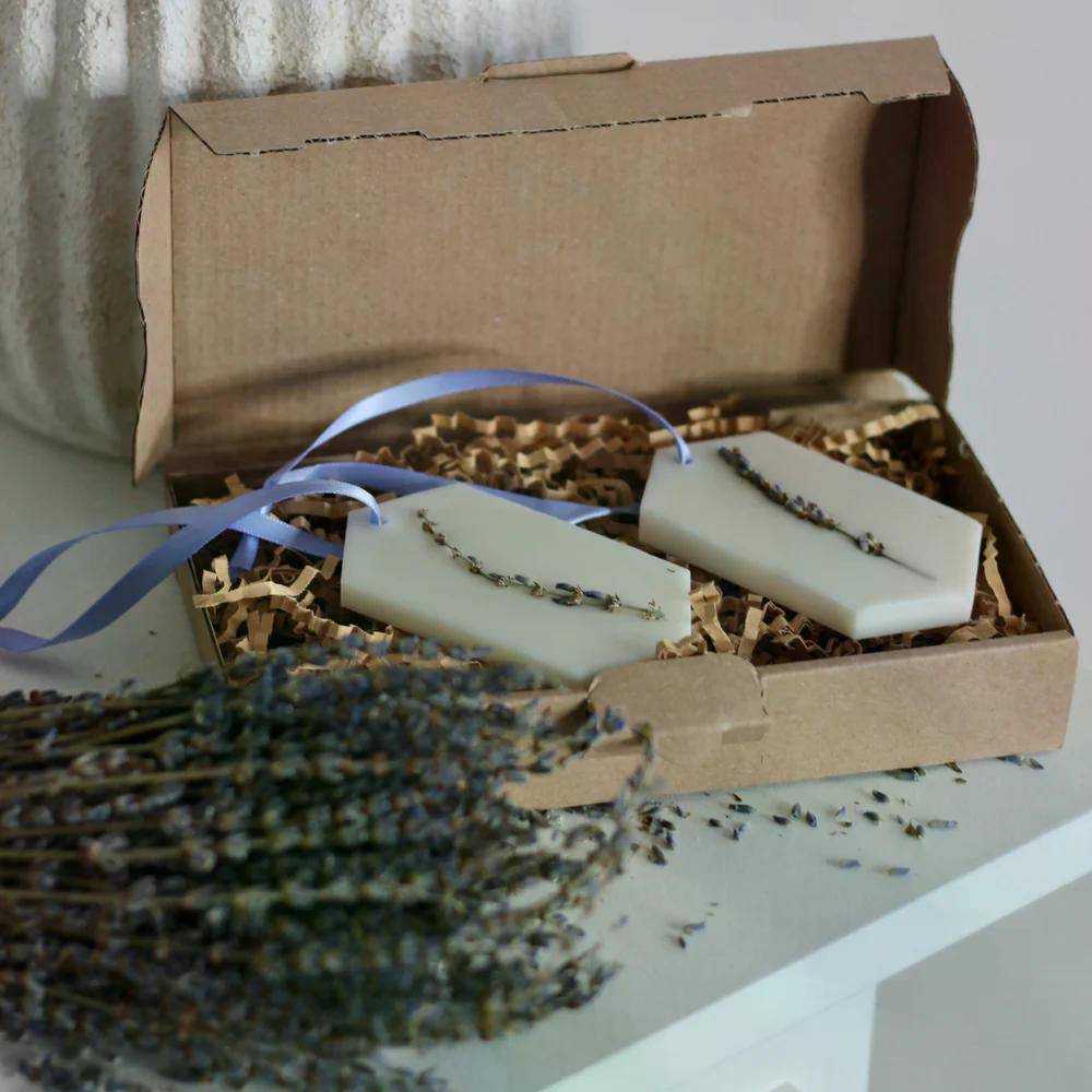 Maximalbeton - Duftaufhänger Lavendel - 2er Set