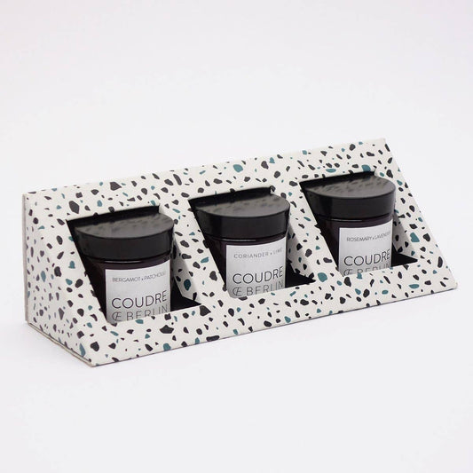 Coudre Berlin - Mini-Kerzen-Geschenkset / ESSENTIALS Duftkerzen | Verdancia