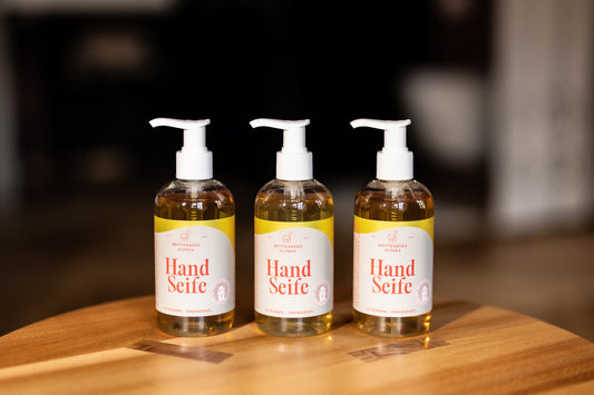 Brittenberg Alpaka-Kosmetik - Alpaka Handseife Orange & Zitrone