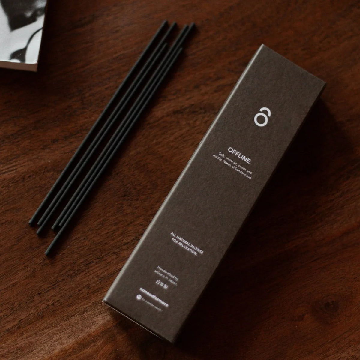 no need for more - Natural Incense Sticks - "Offline" - gentle sandalwood