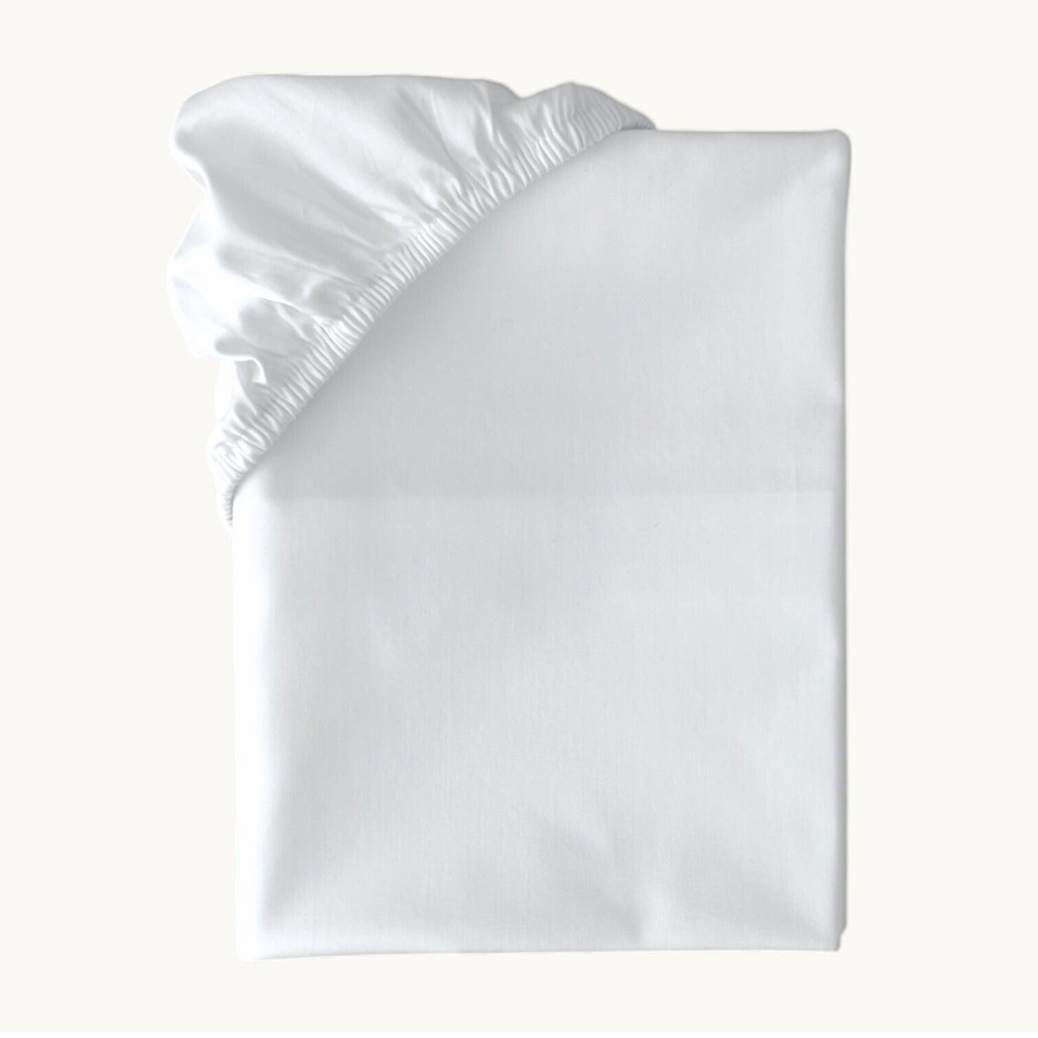 Feines Satin Spannbettlaken von Finole aus 100% ägyptischer Baumwolle, seidig glatt, atmungsaktiv und luxuriös.