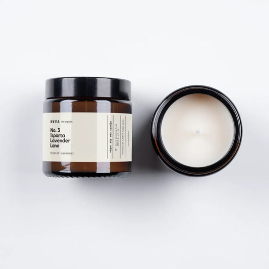 Nava Berlin Lavendelkerze – 100 % Bio-Sojawachs, handgemacht - Verdancia