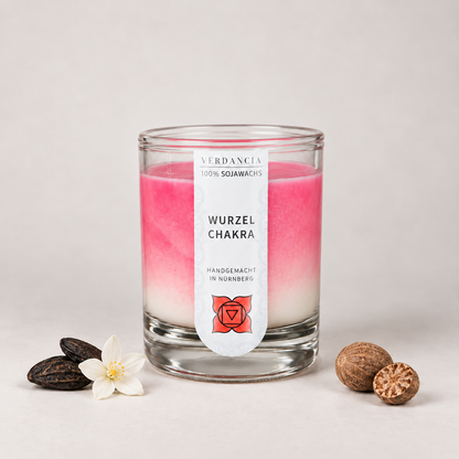 Root Chakra | Soy Wax Scented Candle – Meditation – Relaxing – Root Chakra (red)