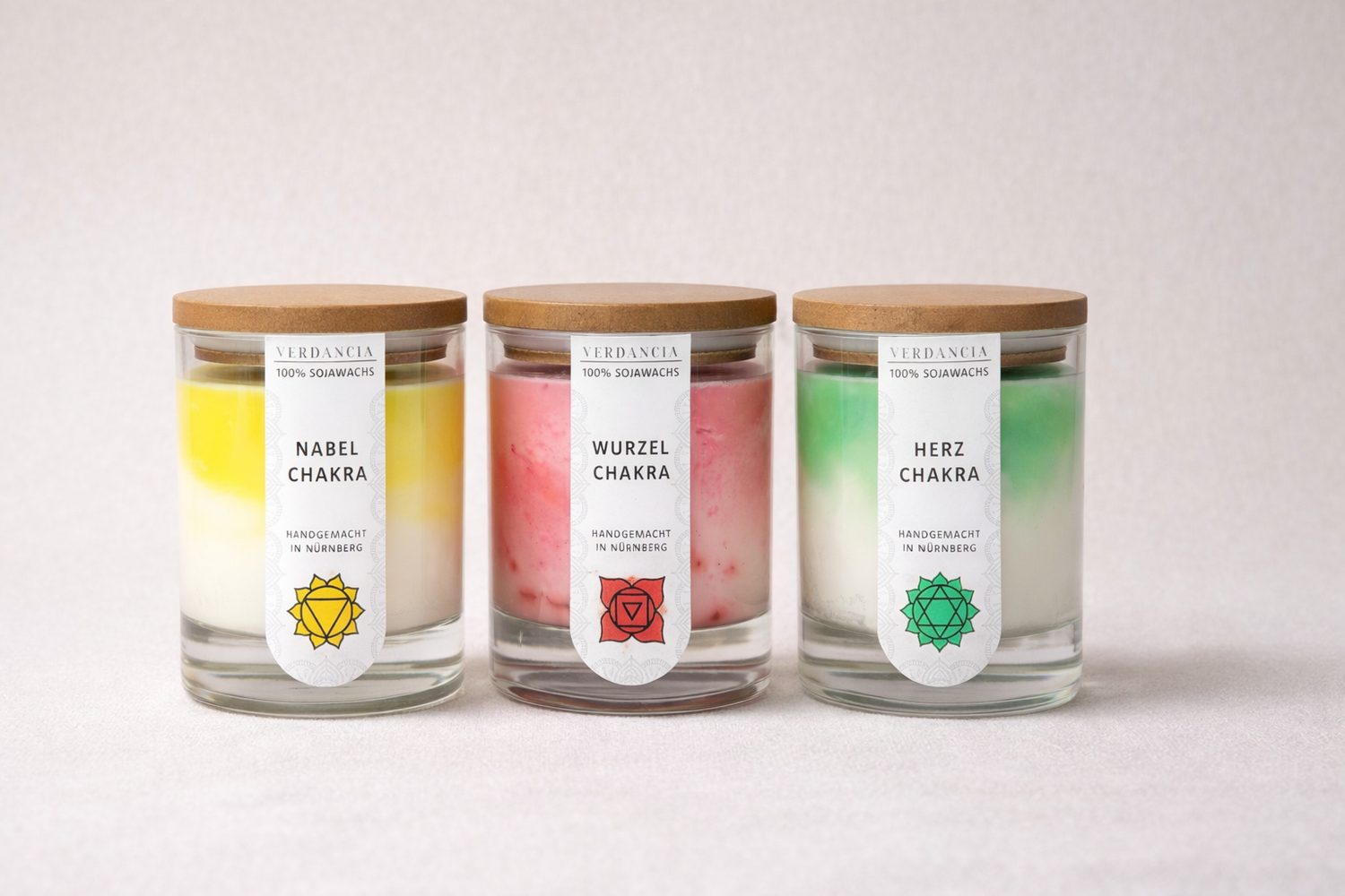 Verdancia Chakra Kerzen | Verdancia Manufaktur Kerzen