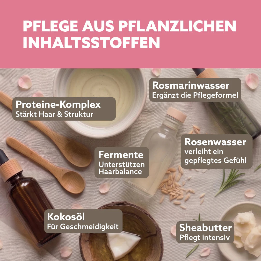 Puremetics | Volumen Conditioner-Cream „Reismilch“ – Leichte Haarpflege mit Protein-Komplex