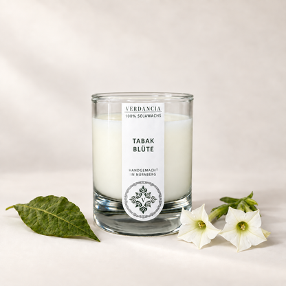 Tobacco Blossom | Soy Wax Scented Candle - Odor Eliminating – warm & elegant