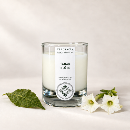 Tabakblüte | Duftkerze Sojawachs - Geruchsüberdeckend – warm & elegant