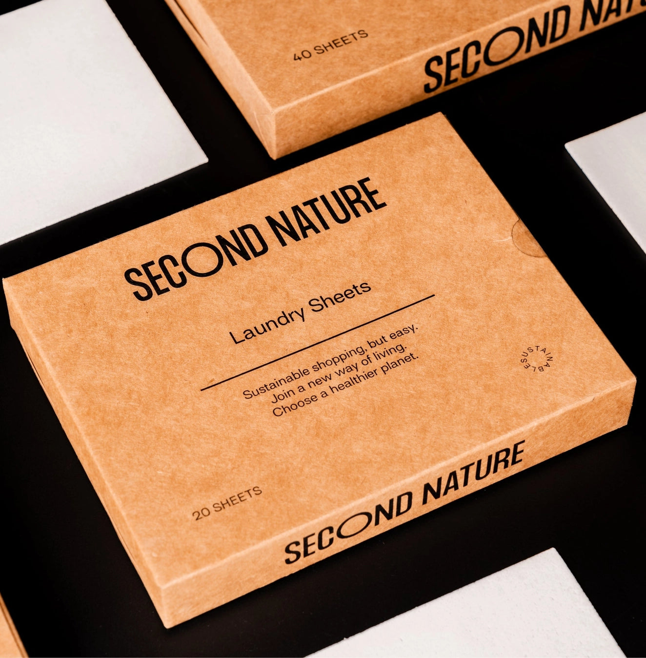 Second Nature Laundry Sheets Produktbild der Verpackung