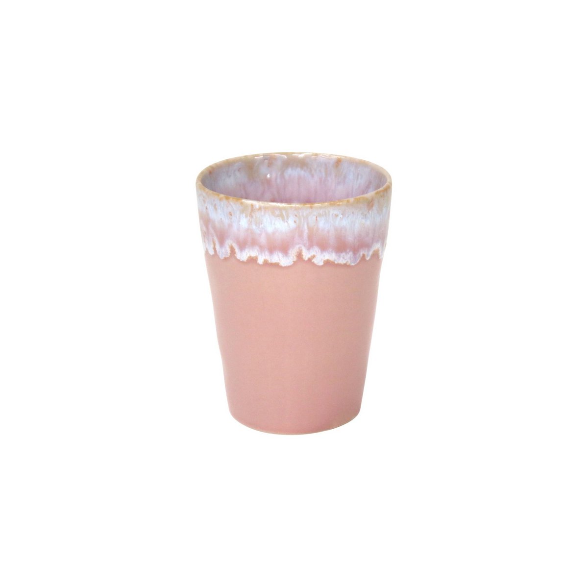 Costa Nova Latte Macchiato Tasse Steingut - Rosa - Zartrosa