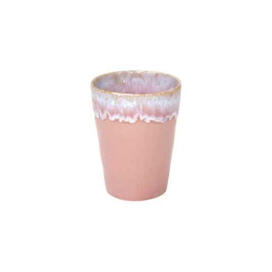 Costa Nova Latte Macchiato Tasse Steingut - Rosa - Zartrosa