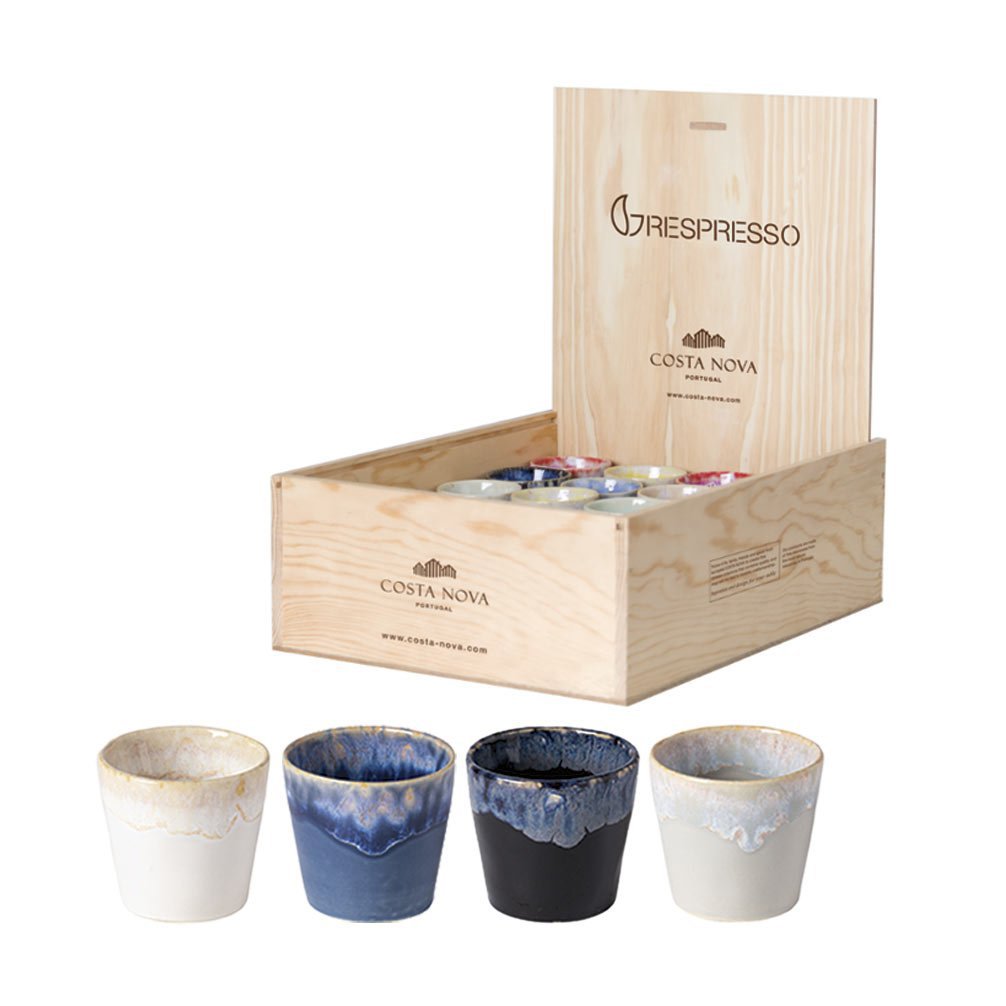 GRESPRESSO Geschenkbox - 40 Espresso Tassen - multicolor -