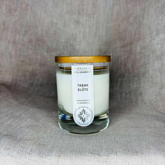 Soja Duftkerze - "Tabakblüte"