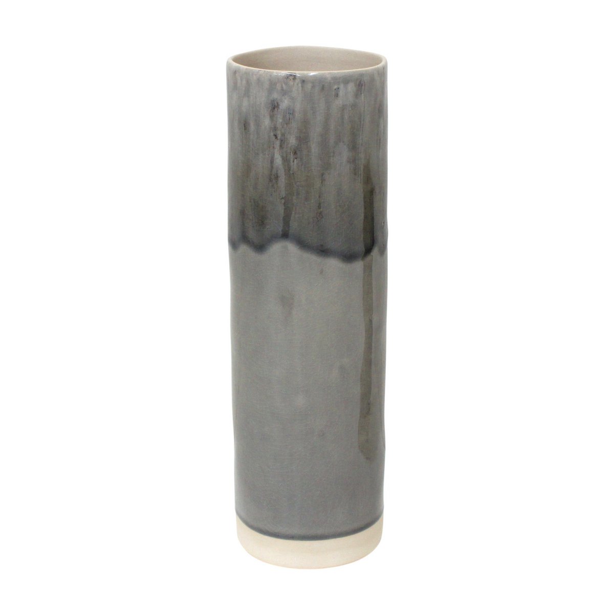 Handgemachte Vase von Costa Nova in Grau 