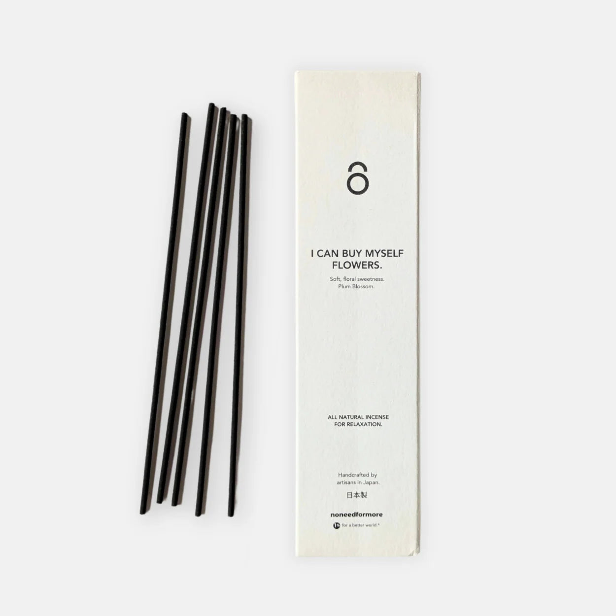 no need for more - Natural Incense Sticks - "I Can Buy Myself Flowers" - Plum Blossoms