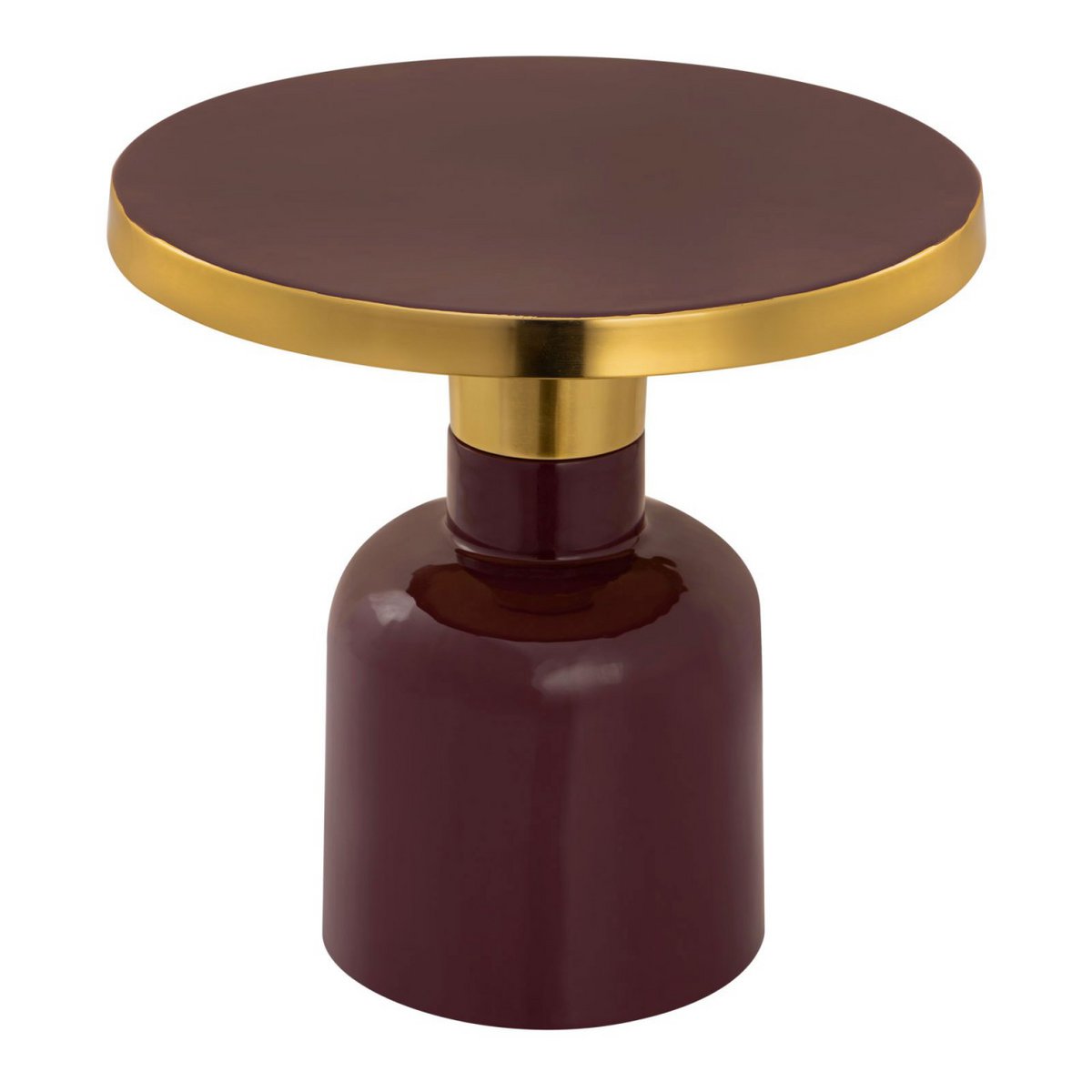 Beistelltisch rund ø 45 H 45 cm Dekotisch Lampentisch Sofatisch Glam Tisch Metall und Emaille Vogelrieder7