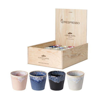 GRESPRESSO Geschenkbox 24 Lungo Tassen -  multicolor -