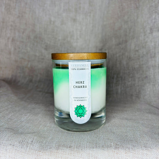 Soja-Duftkerze - "Herzchakra" - Yogakerze