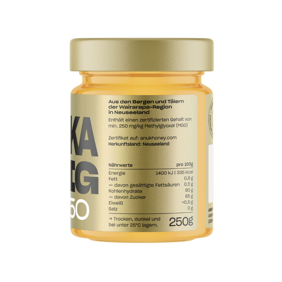 ANUK Manuka Honey MGO250