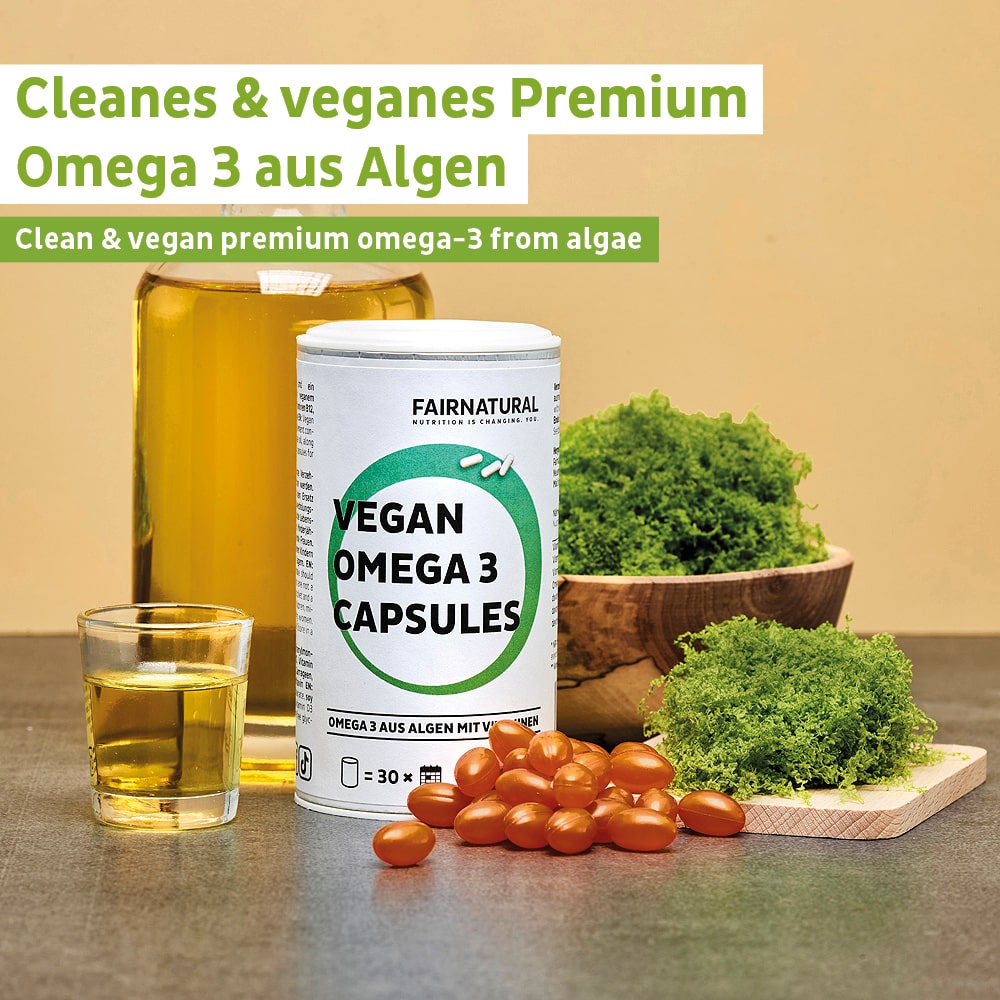 Vegan Omega 3 Kapseln aus Algen - Verdancia