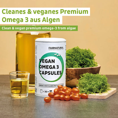 Vegan Omega 3 Kapseln aus Algen - Verdancia