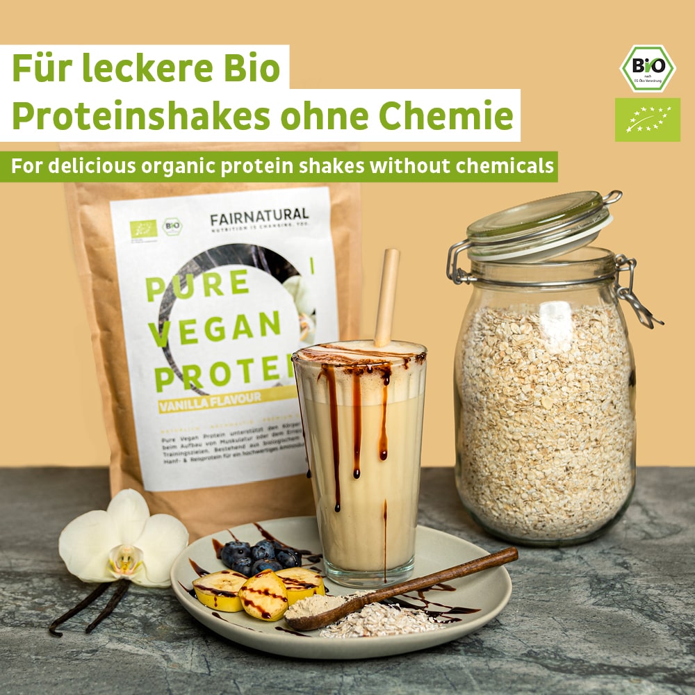 Bio Veganes Proteinpulver Vanille ohne Soja - Verdancia