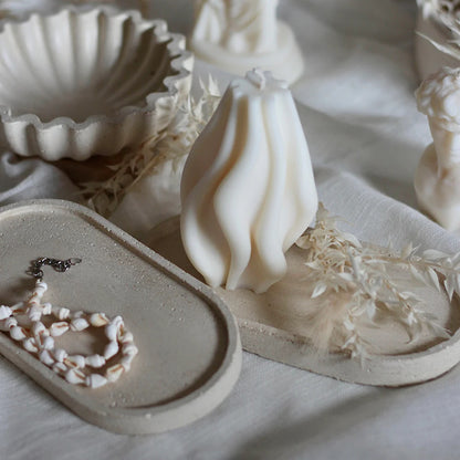 Maximalbeton - Untersetzer Oval