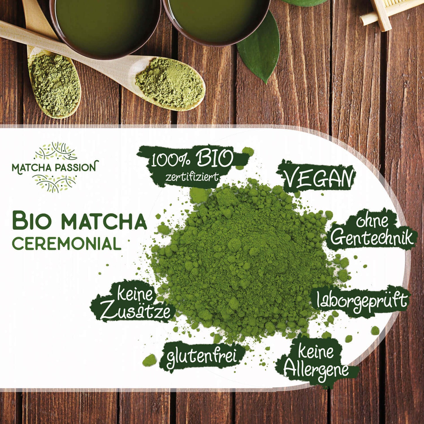 Bio Matcha Ceremonial 30g Dose