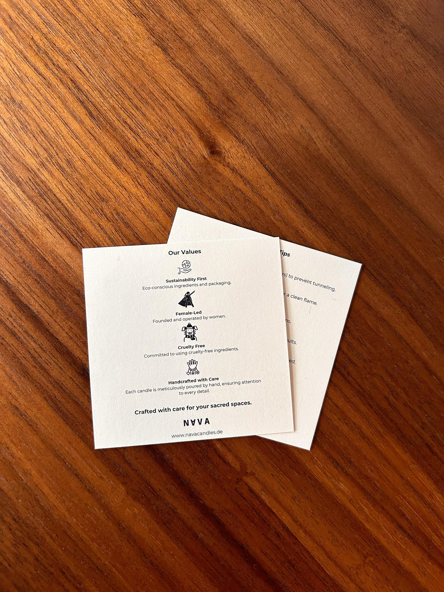 Nava Berlin Letting Go Kerze – 100 % Bio-Sojawachs für Neubeginn & Balance - Verdancia