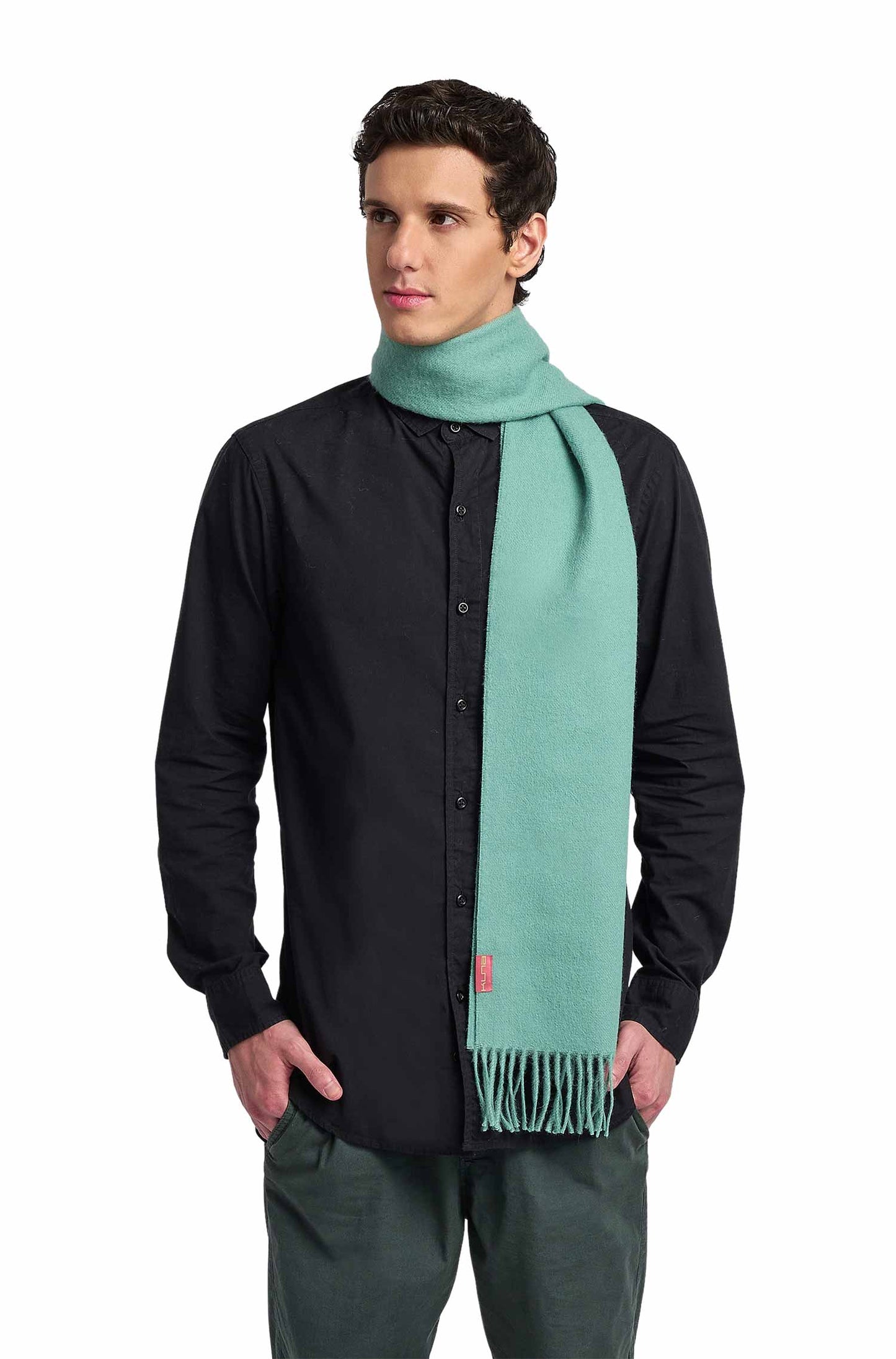 KUNA | Alpaka Webschal Adrian – 100 % Baby-Alpaka | Pasteltöne - Apu Kuntur - Verdancia 6