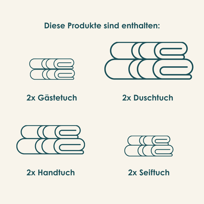 Finole  Plush Everyday Handtücher Set aus ägyptischer Baumwolle