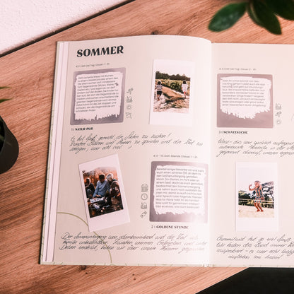 Memories2Make Challengebuch für Familien mit Familienmoods, 32 Abenteuer und Momente für unvergessliche Familienerinnerungen