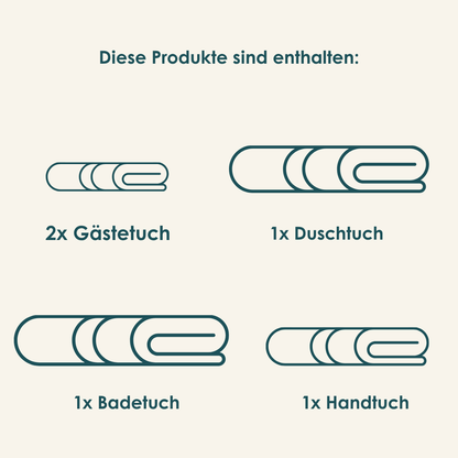 Finole Grand Hotel Handtücher Set aus ägyptischer Baumwolle