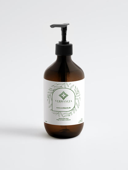 Hand &amp; Body Wash – Ginger &amp; Smoky Cardamom