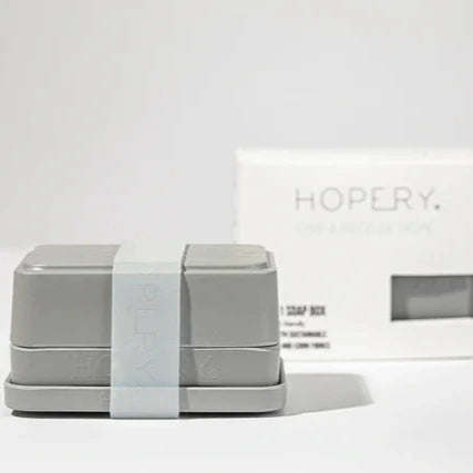 /HOPERY GREY 3 in 1 Soap Box - aus Bambus und Mais - Verdancia