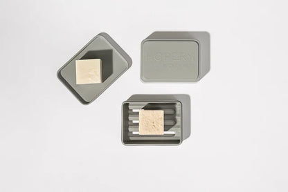 /HOPERY GREY 3 in 1 Soap Box - aus Bambus und Mais - Verdancia