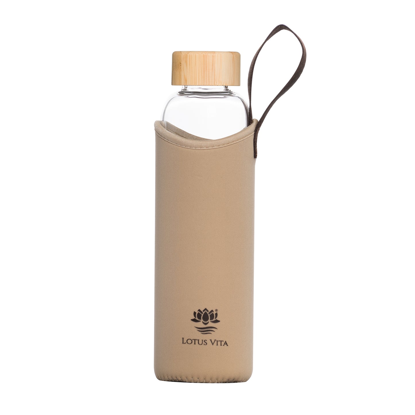 Neoprene protective cover for drinking bottle