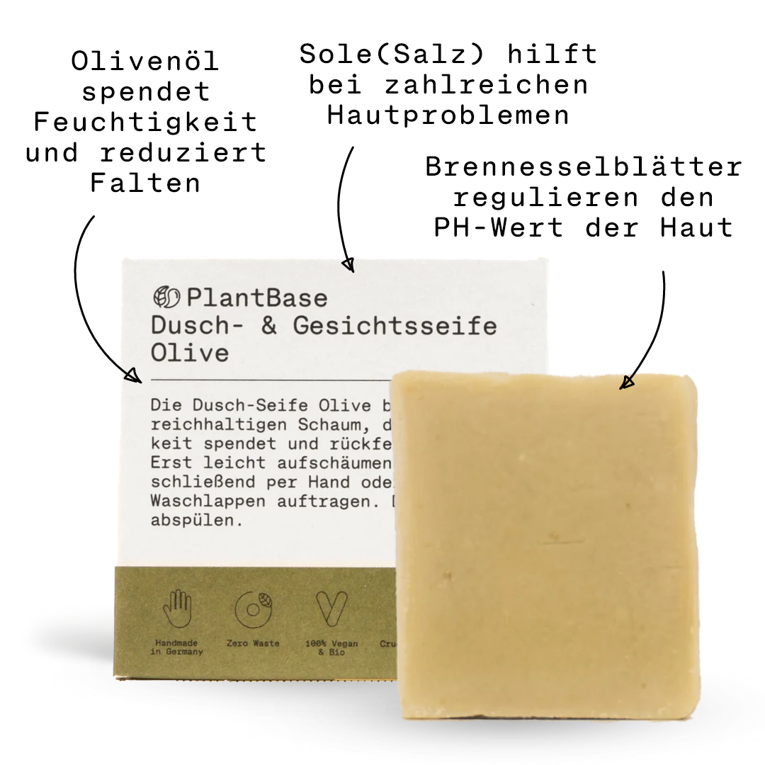 Shower and facial soap Olive