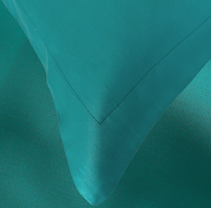 Feiner Finole Satin Kissenbezug aus 100% ägyptischer Baumwolle, seidig glatt, glänzend und haarschonend, mit eleganter Textur