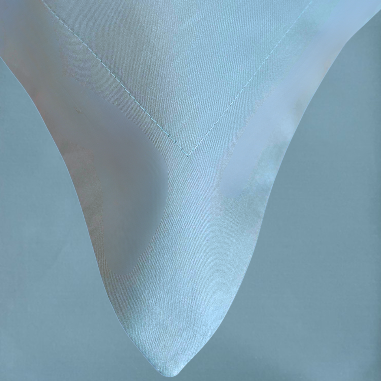 Finole Satin Kissenbezug aus 100% ägyptischer Baumwolle, seidig glatt, glänzend und haarschonend, hochwertiges Bettwäsche-Accessoire