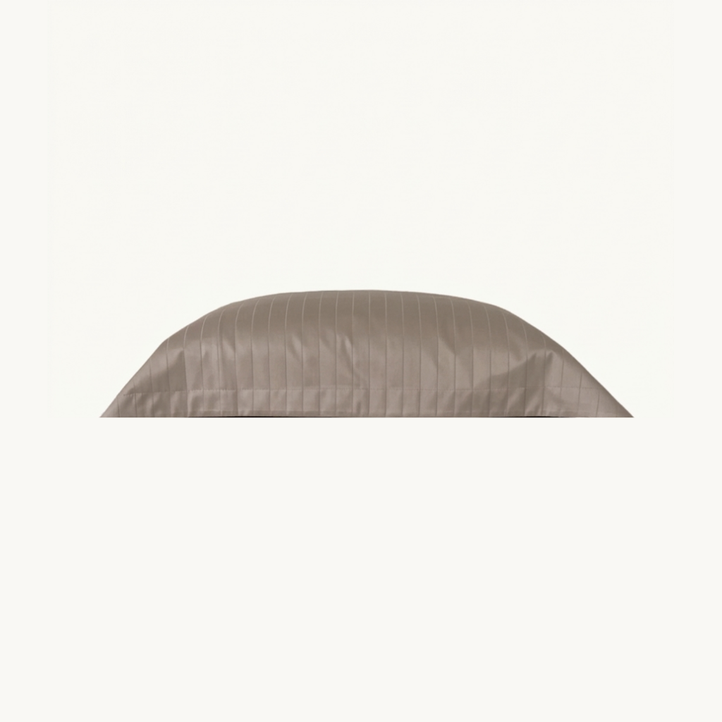 Finole Pinstripes Jacquard Kissenbezug aus 100% ägyptischer Baumwolle, seidig glatt, ganzjährig komfortabel, elegante Textur