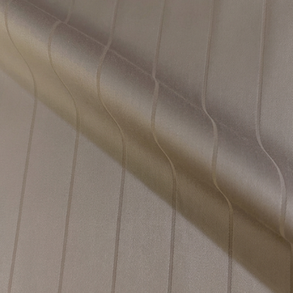 Finole Jacquard Deckenbezug mit Streifenmuster aus 100% ägyptischer Baumwolle, seidig und elegant, für ganzjährigen Komfort