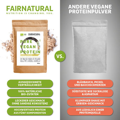 Bio Veganes Proteinpulver Vanille ohne Soja - Verdancia
