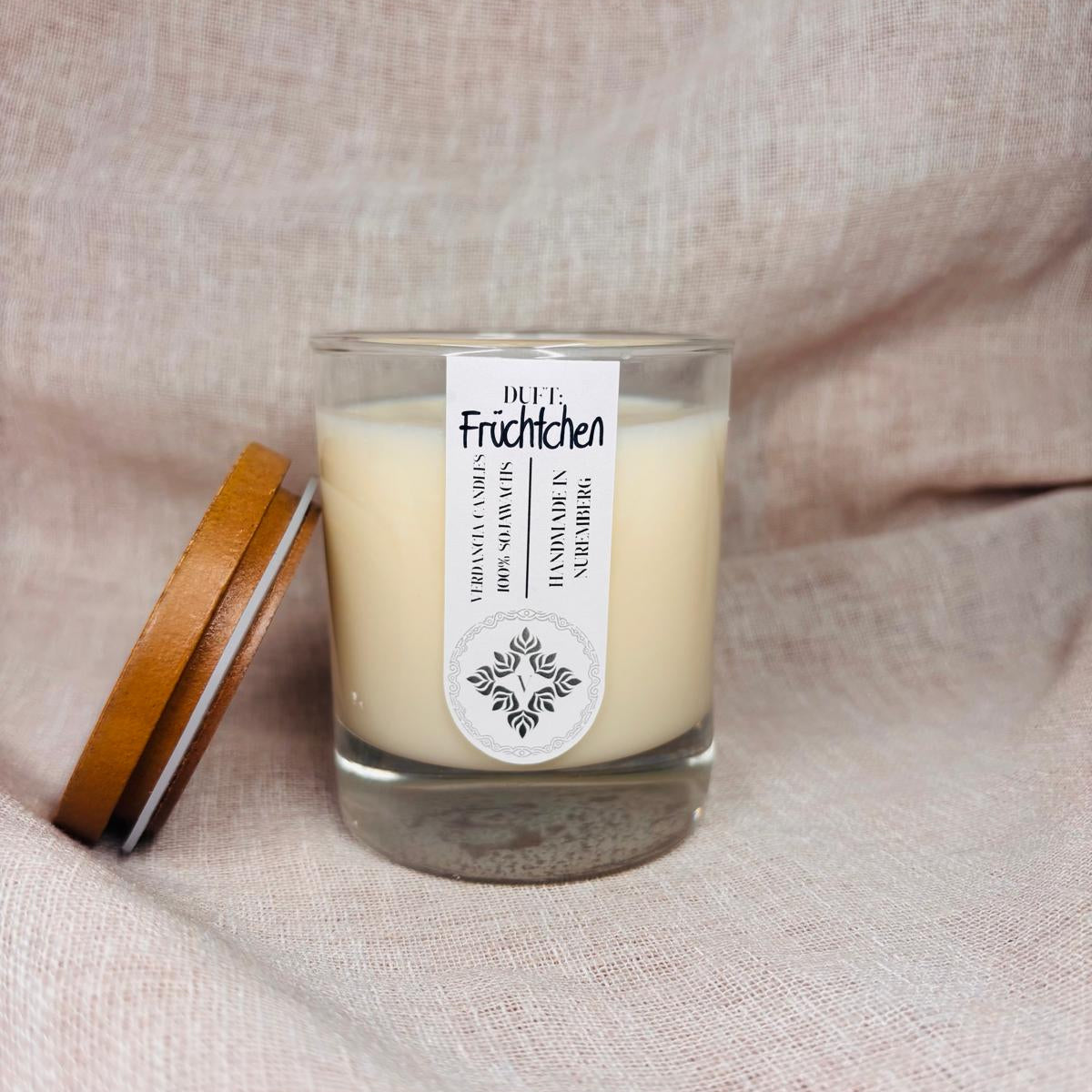Soja Duftkerze - "Früchtchen" - Kirsche, Orange, Zitrone