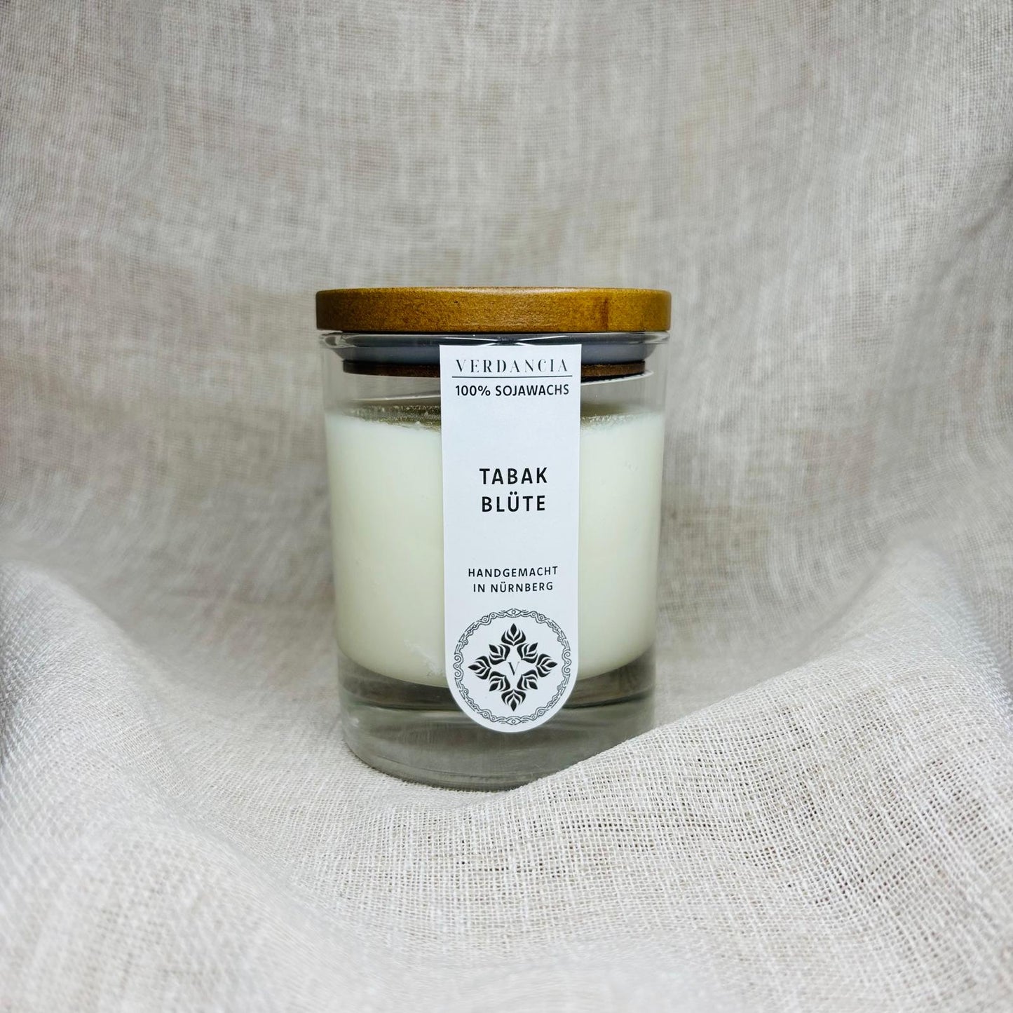 Soja Duftkerze - "Tabakblüte" - Verdancia