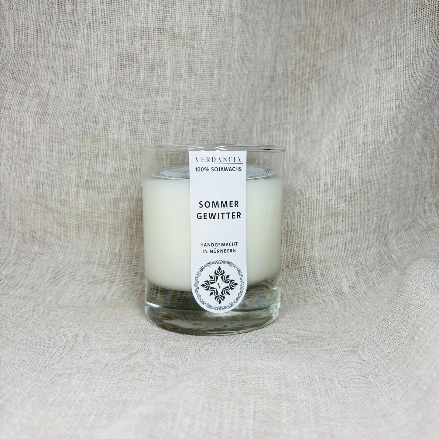 Soja Duftkerze - "Sommergewitter" - Verdancia