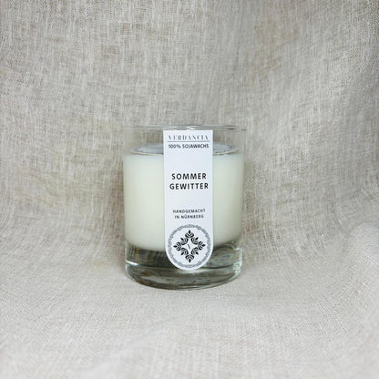 Soja Duftkerze - "Sommergewitter" - Verdancia