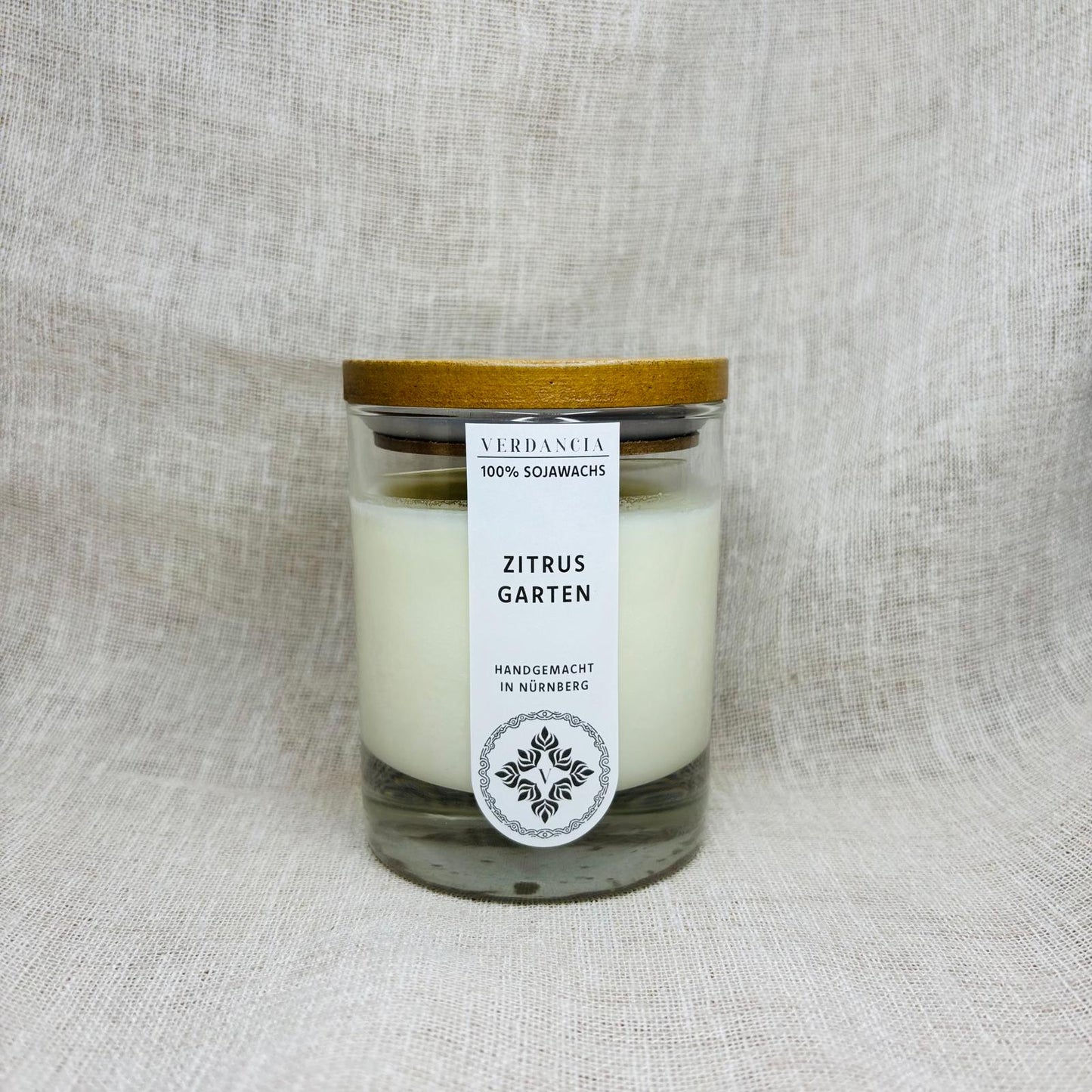 Soja Duftkerze - "Zitrusgarten" - Verdancia