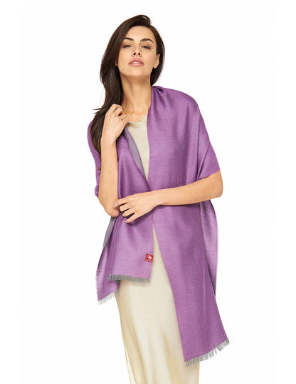 Apu Kuntur | Alpaka‑Seiden‑Schal Duo – 70 % Baby‑Alpaka 30 % Seide - Verdancia